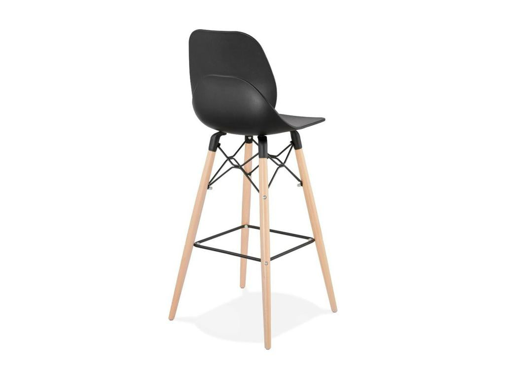 Designer Bar Stool 111cm Black MKSE61700
