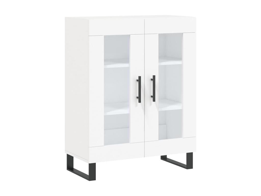 White Highboard 69.5x34x180 cm Engineered Wood ZVYX91309