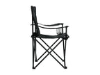 The Lysvia set of 2 folding camping chairs in black UYTE99615