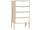 Spot White 4-Drawer Chest KLXL78416