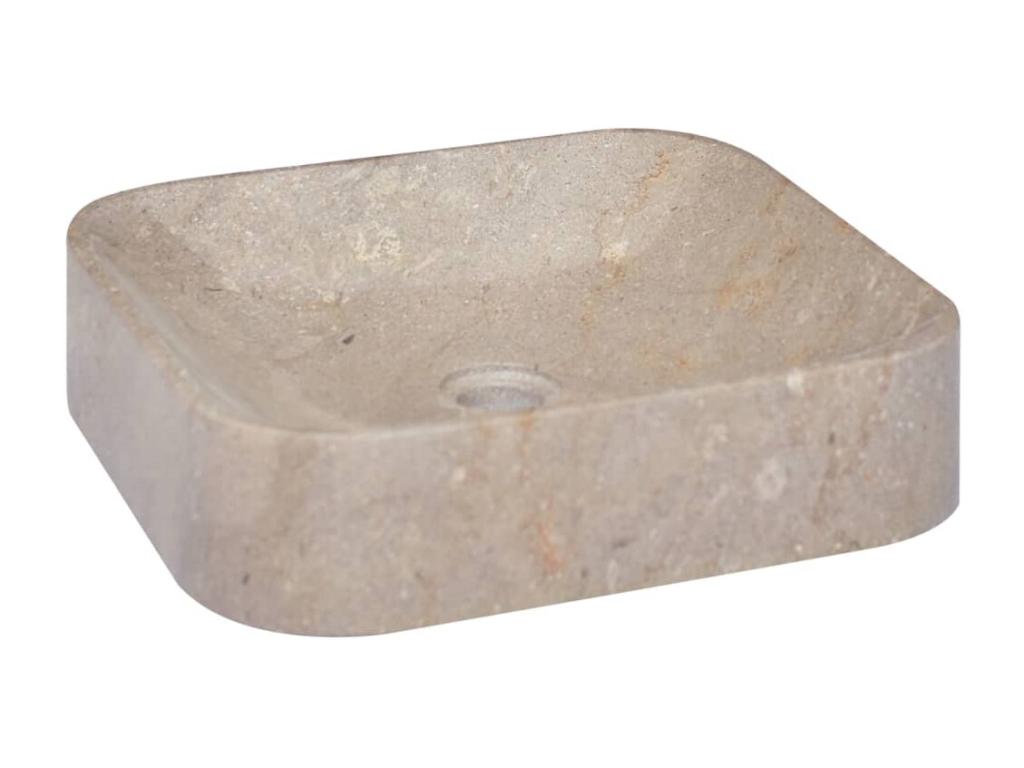 Grey bathroom sink 40x40x10 cm 02 0002826 PALC31312