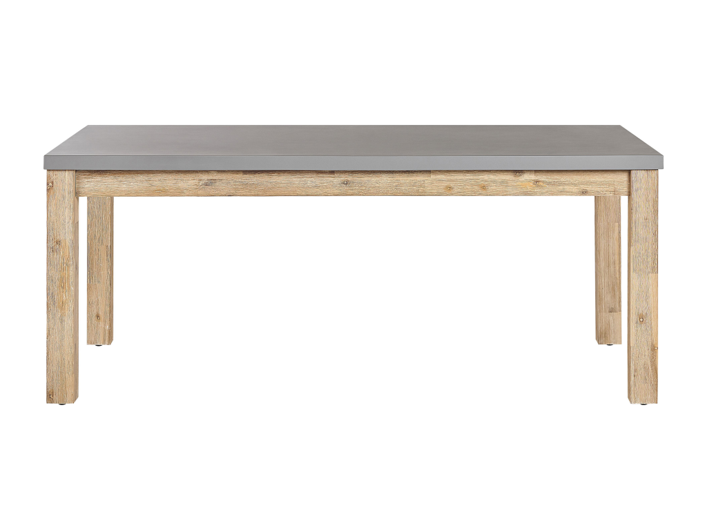 Elariva ZIUE36239 Grey Concrete Garden Table