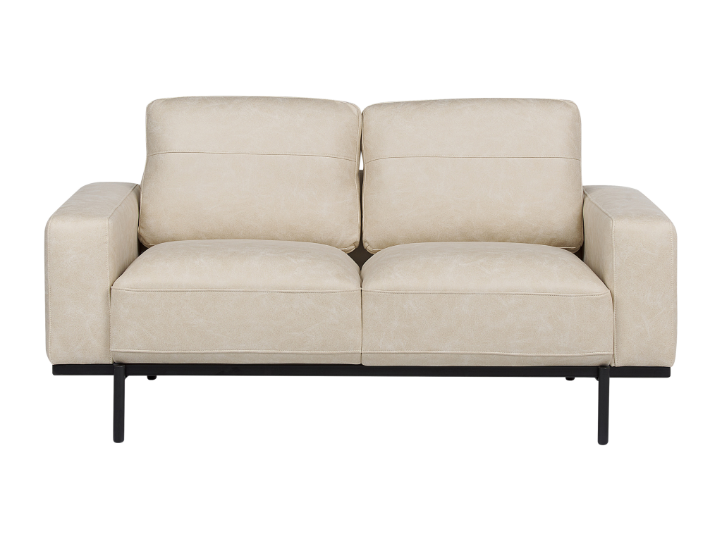 Cream Fabric 2-Seater Sofa XECH63652