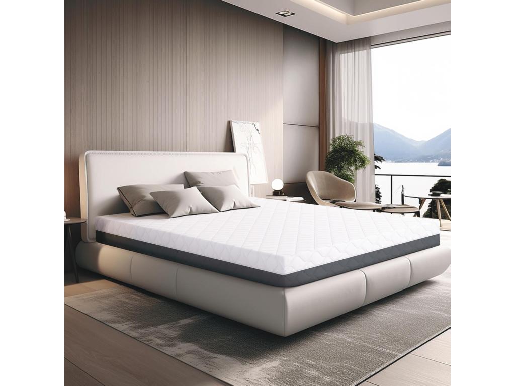 Memory foam mattress 135x190 20cm Medium firm Orthopedic Hypoallergenic Removable cover Made in Italy AFIF36534