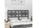 Grey Headboard 145.5x4x100 cm Solid Pine Wood XFNX37329