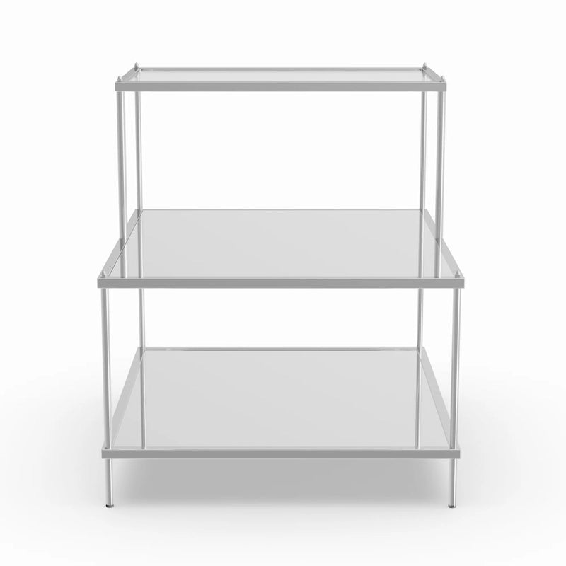 SEI Furniture Grant Glam Mirrored Side Table