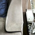 Ilka Transitional Chenille L-Shaped Flared Arms Sectional by Furniture of America