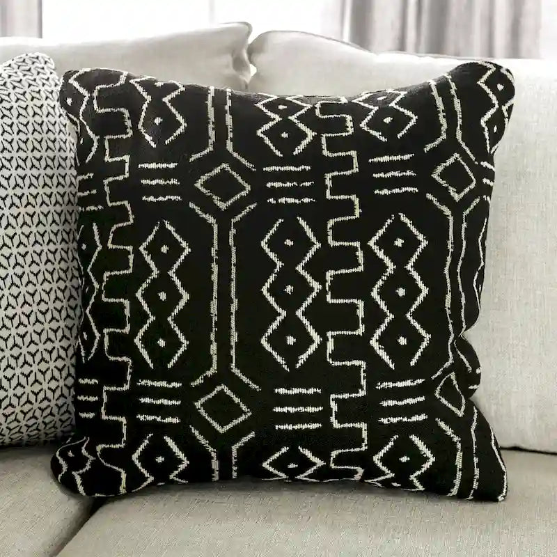 Ilka Transitional Chenille L-Shaped Flared Arms Sectional by Furniture of America