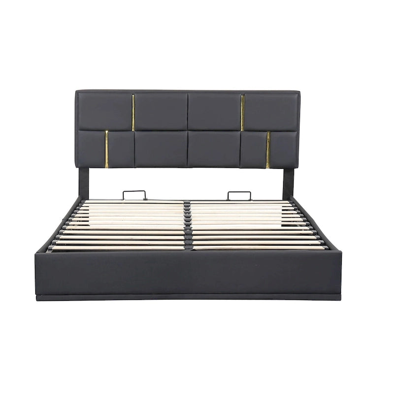 2-Pieces Bedroom Sets,Queen Size Upholstered Platform Bed