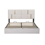 2-Pieces Bedroom Sets,Queen Size Upholstered Platform Bed