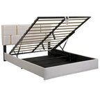 2-Pieces Bedroom Sets,Queen Size Upholstered Platform Bed