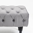 AVAWING Upholstered Tufted Ottoman Bench Accent Entryway Bench