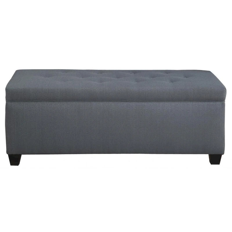 The Sole Candice Bay Blue Secret Shoe Storage Bench