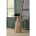 Stedham Round Top Pedestal Accent Table