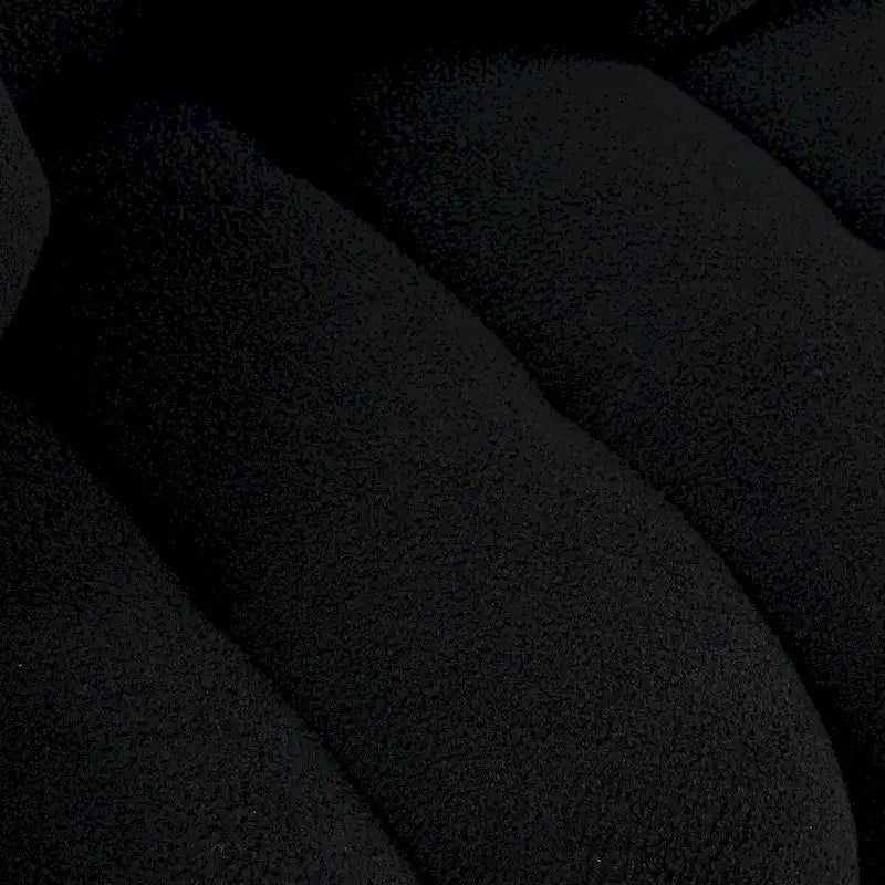 82 in Teddy Fabric Sofa Couch with 3 Back Pillows and 3 back Cushions Solid Wood Frame