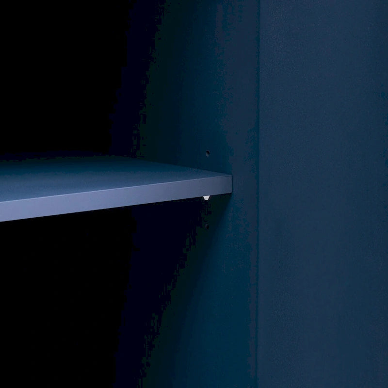 Storage Cabinet Accent Cabinet with Solid Wood Veneer and Metal Leg Frame for Living Room, Entryway