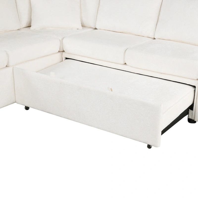 Sectional Sofa Pull-out Sofa Bed Sleeper