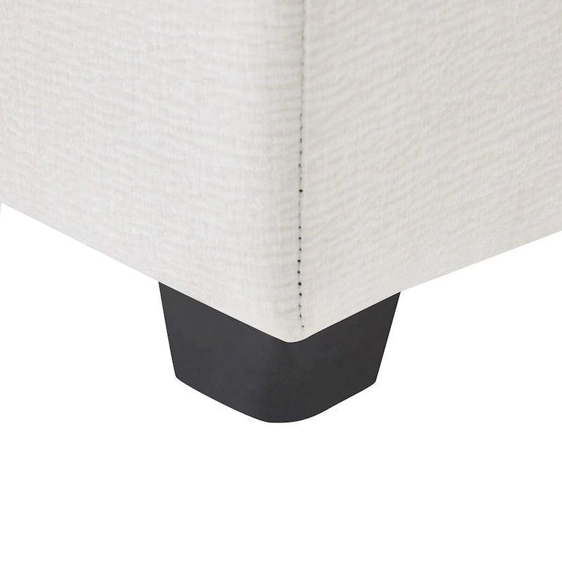 Nestfair Modern L Shape Modular Sofa 5 Seat Chenille Sectional Couch Set with 2 Pillows Included