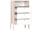 Spot White 4-Drawer Chest KLXL78416