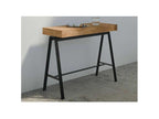 Small Premium Console Table, Stained Fir, Anthracite Frame FYPT58766