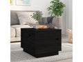 Coffee table, black, 40x50x35 cm, solid pine wood, NAIX35783