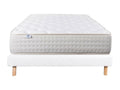 Mattress Set 140x190 cm 26 cm White Slatted Base ASSE17433