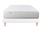 Mattress Set 140x190 cm 26 cm White Slatted Base ASSE17433