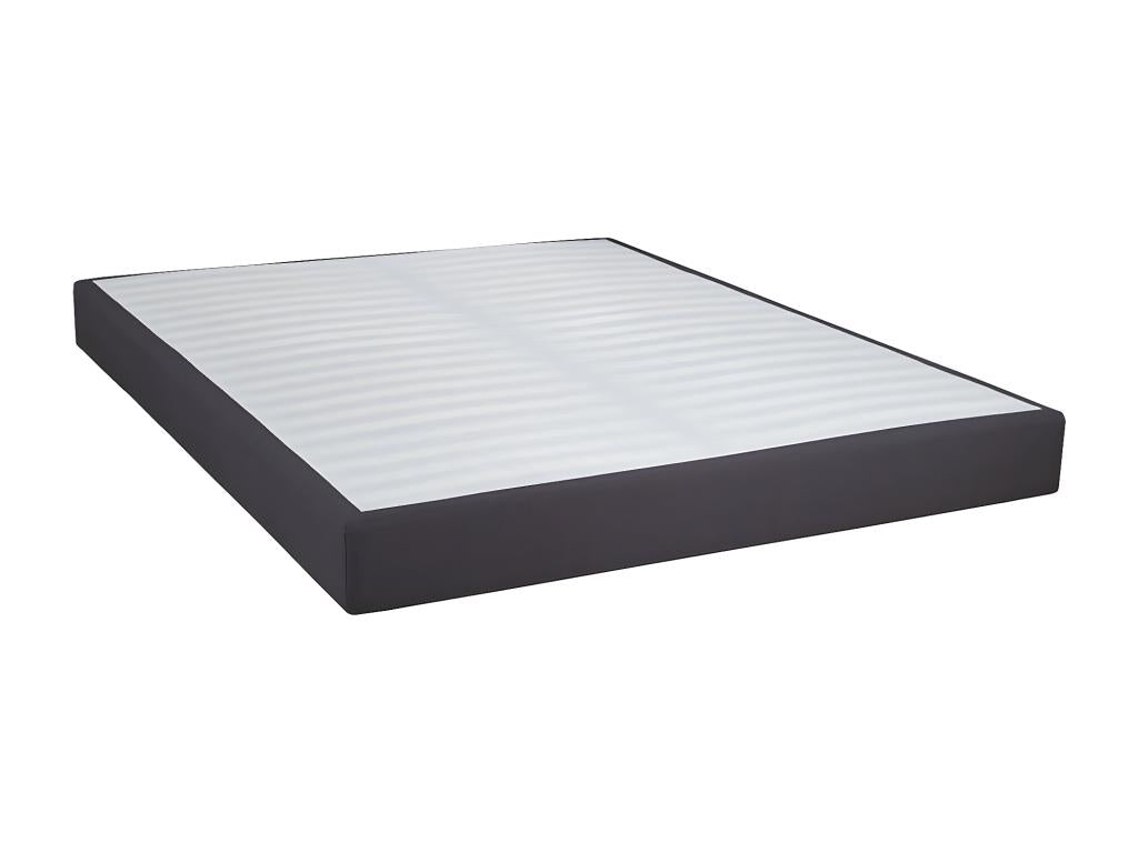 Elariva - Mattress Pack 160x200 with 2x20cm Detachable Upholstered Bed Bases in Anthracite with 15cm White Legs AWUY40509