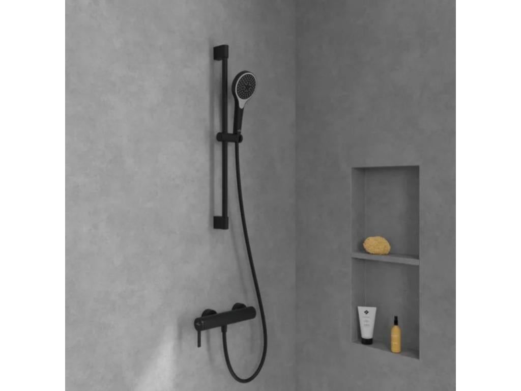 Mechanical shower mixer, ET Black RMQX57479