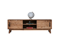 Nostalgia TV stand with 2 sliding doors - Wood MUQI07600
