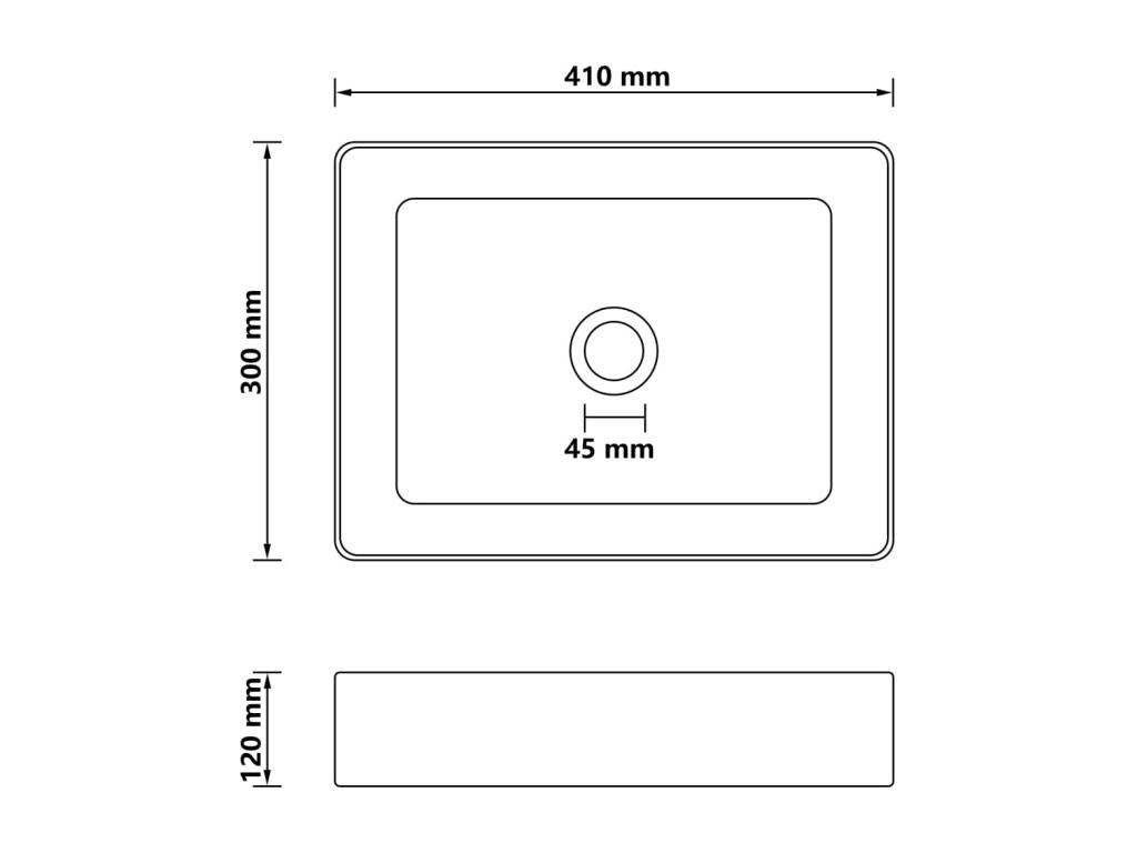 Black bathroom sink 41x30x12 cm 02 0002794 FMLA41212