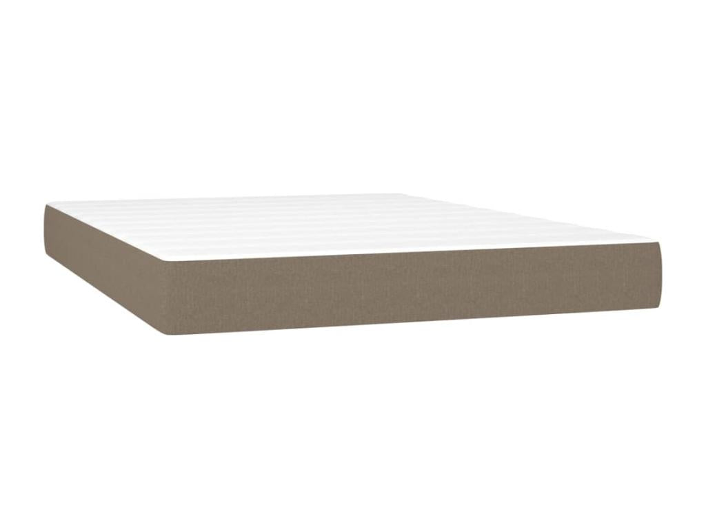 Upholstered bed base with 140x200 cm mattress, DNVA23703 fabric