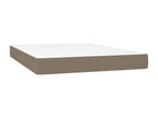 Upholstered bed base with 140x200 cm mattress, DNVA23703 fabric