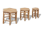 Elariva 3-piece garden stools ZDAD45705