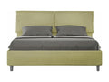 Elariva LJGF08232 Upholstered Storage Bed 160x210 cm, Green Microfiber, LJGF08232