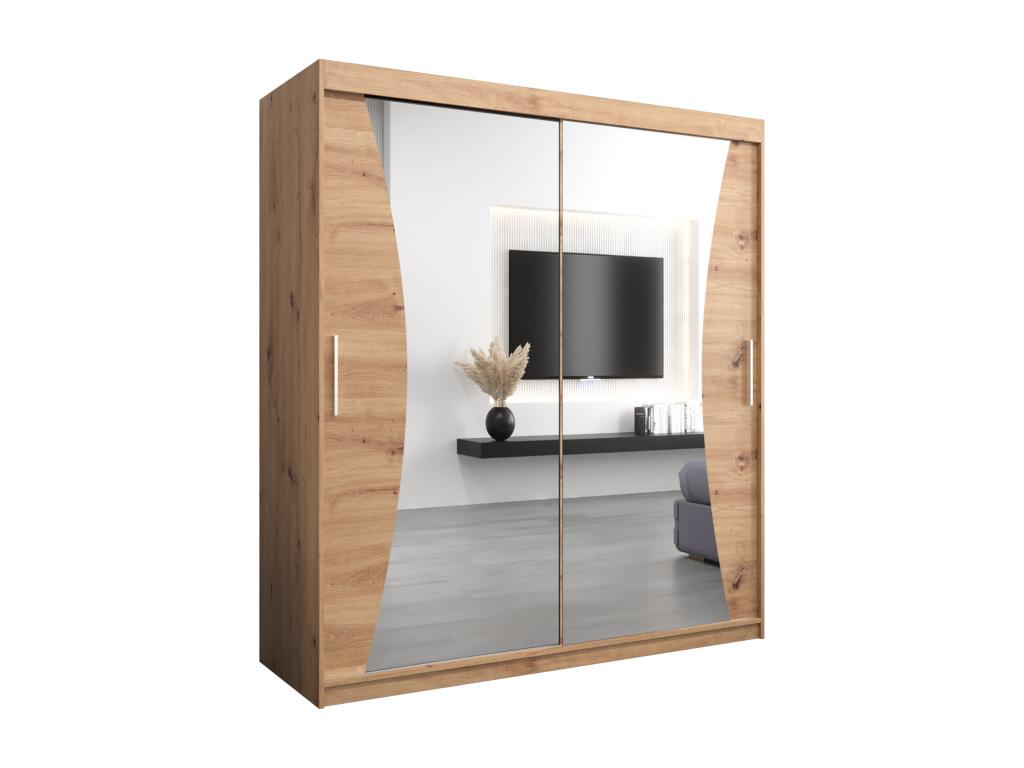 Sliding Door Wardrobe 200/180/62 2 Doors DOTX22643