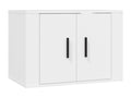 White wall-mounted TV unit 57x34.5x40 cm FION05342