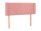 Pink LED Headboard 83x16x78/88 cm Velvet YNBE41980