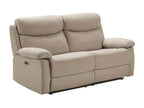 Elariva - 3-Seater Electric Sofa, Beige, Waterproof Fabric NXYT19583
