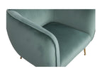 Elariva - Green velvet lounge chair LHVE76369