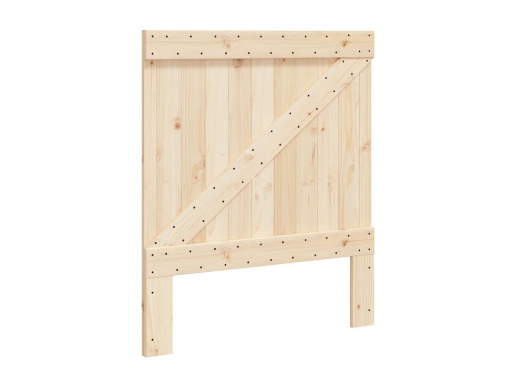 Bed frame without mattress with headboard 90x200 cm HUVL55300