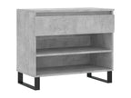 Shoe cabinet, concrete grey, 70x36x60 cm, engineered wood, GPDG32523
