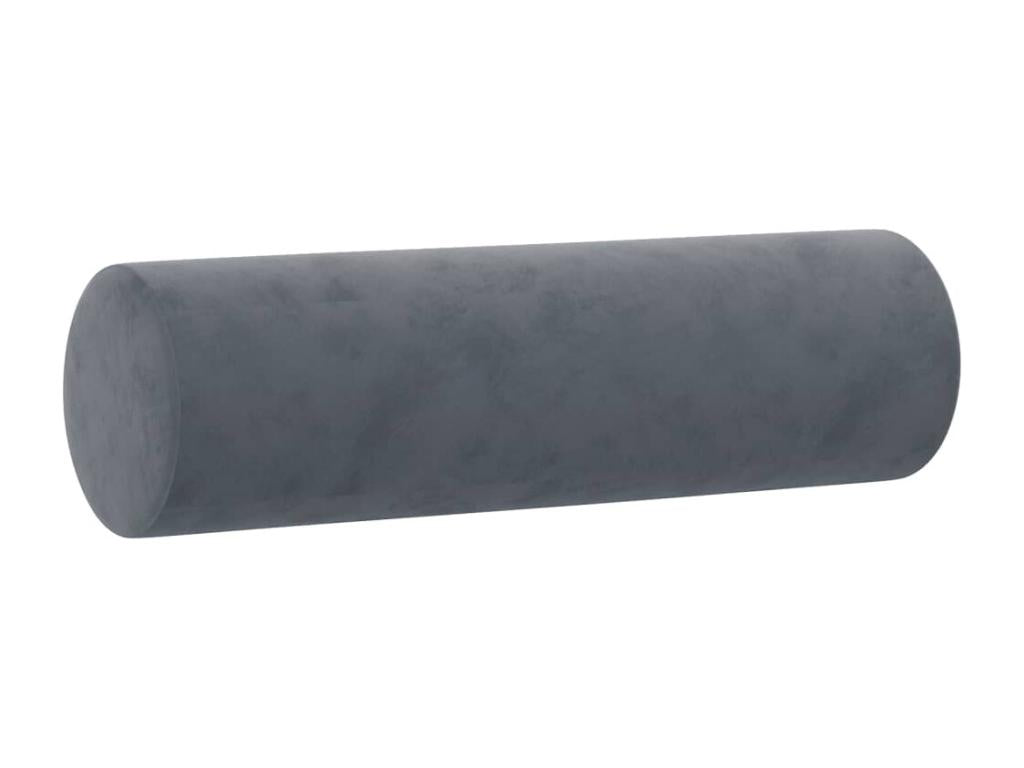 3-piece sofa set with dark grey velvet cushions WLUL62451