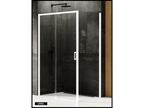 Shower Door with Side Panel, Corner Opening - 150x70x200 - MATTE WHITE - PRIME - LEFT UXNL96925