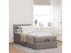 Ottoman bed with Lysvia mattress 90x200 cm fabric JPLC87350