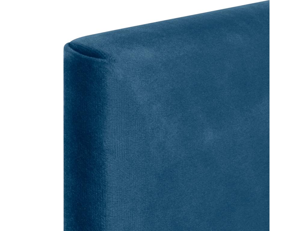 Elariva Smooth Velvet Headboard 135x60 for 120/135/140 Beds - Blue MTKH28492