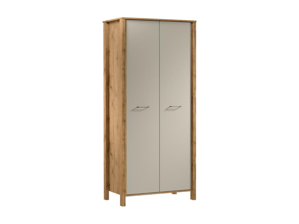 Wardrobe 112 Beige - Oak 199x90x53cm LEPD69210