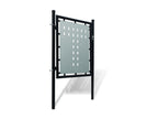 Single fence gate, black, 100x150 QQEX35412