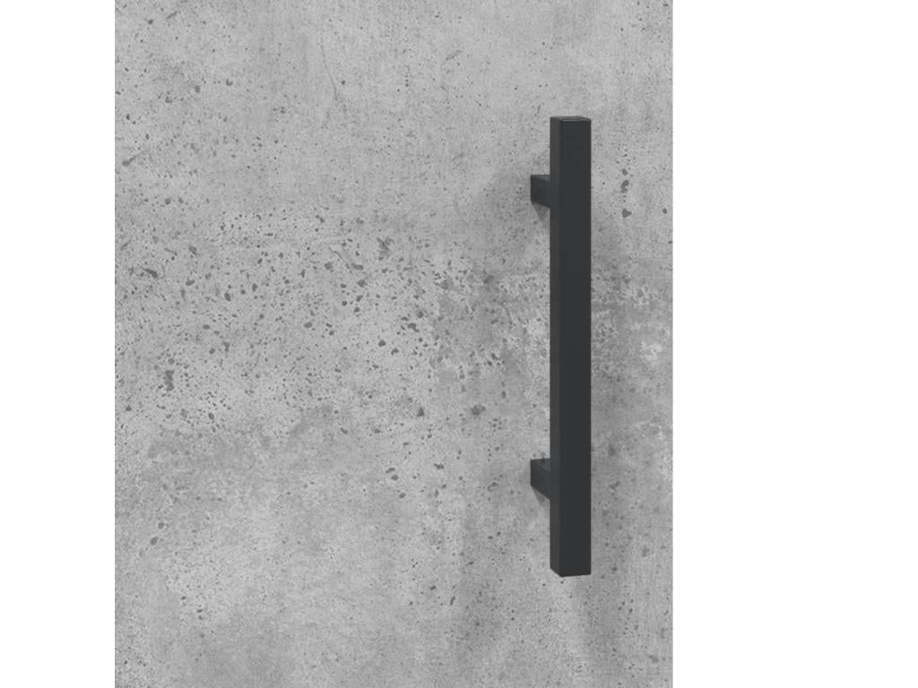 High sideboard, concrete grey, 69.5x34x180 cm, engineered wood, NYZG29592