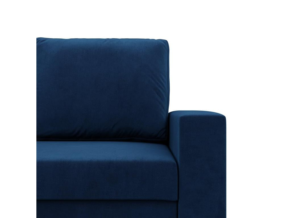 Corner sofa with sleeping function, Dark Blue XPSN35891
